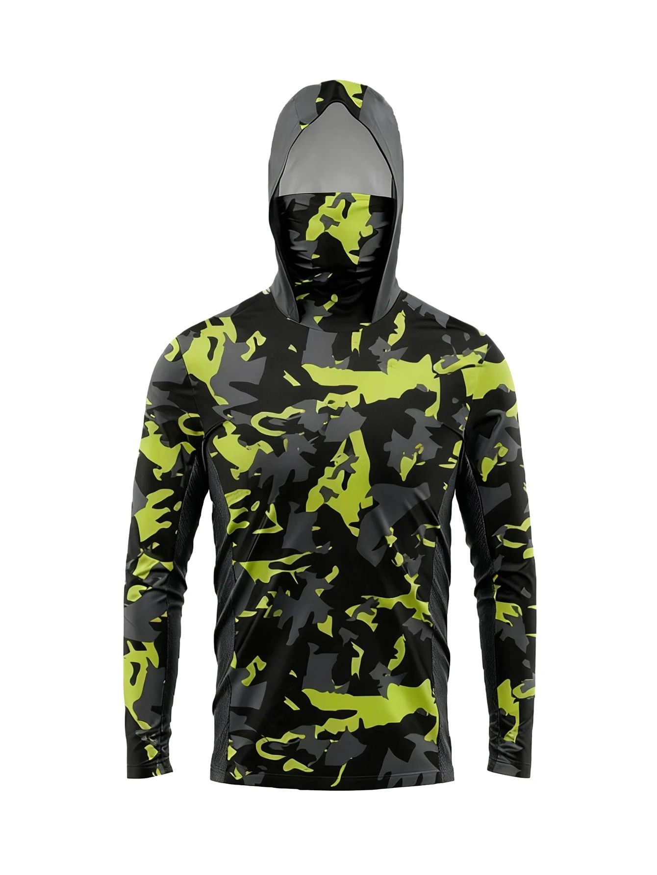 Fishing Hoodie - Camicia da uomo a maniche lunghe
