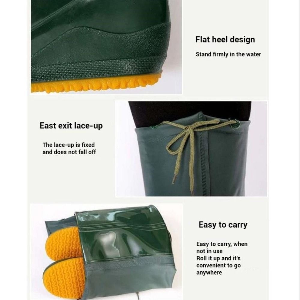 Fishing Pants Waterproof - Pantaloni da Trapianto in PVC, Pantaloni