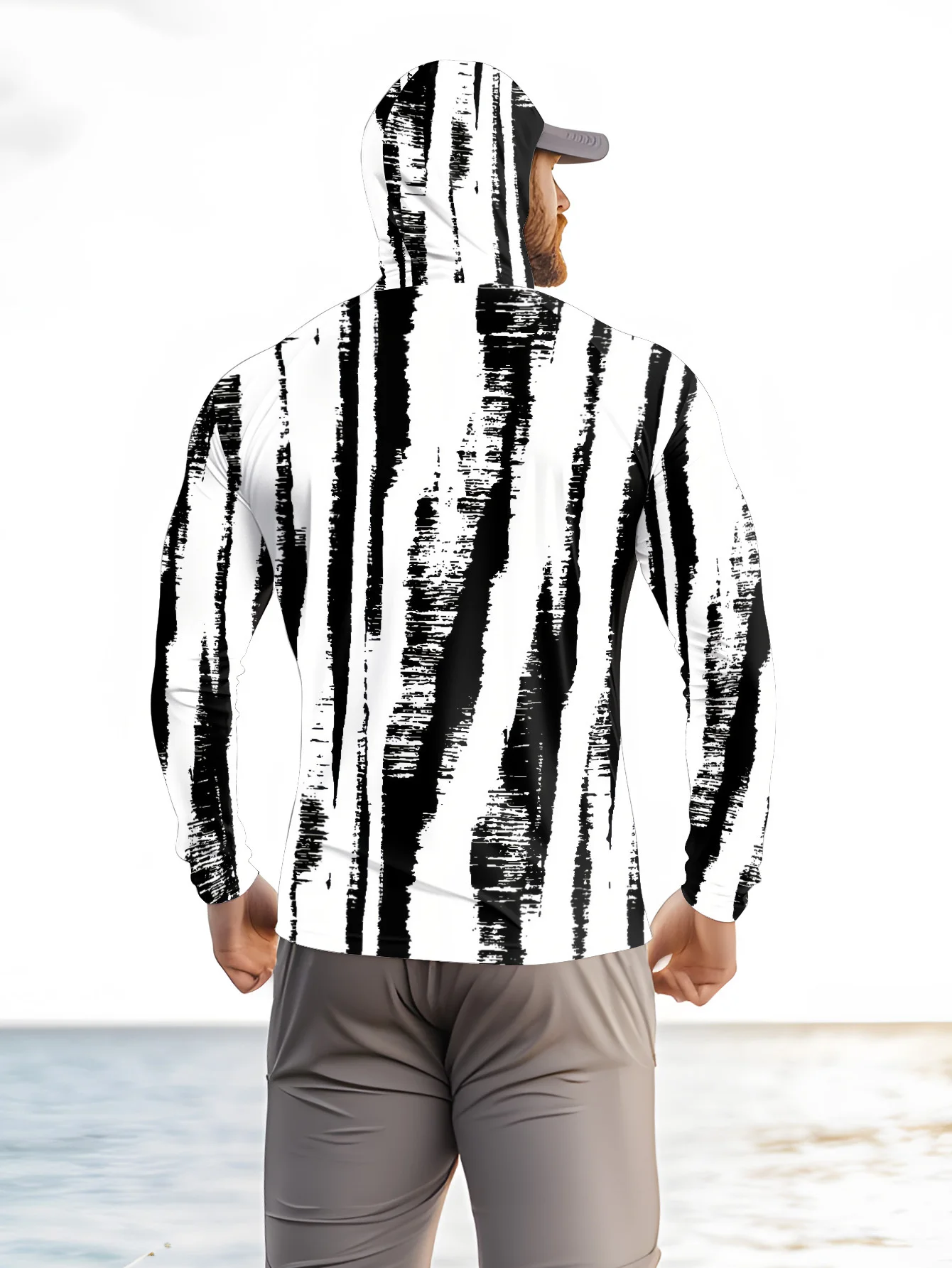 Felpa da pesca a righe bianche - Fishing Hoodie recensione e prezzo