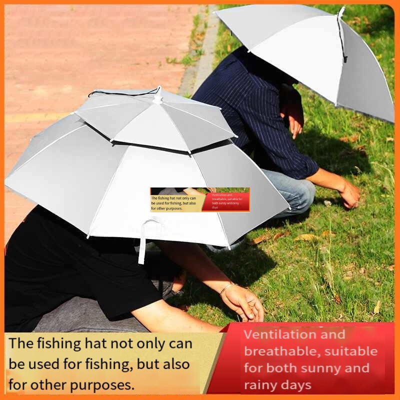 Ombrello a cappello, parasole  - Fishing Hat recensione e prezzo